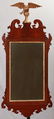 GEORGIAN MAHOGANY MIRROR, H 44", W 20"