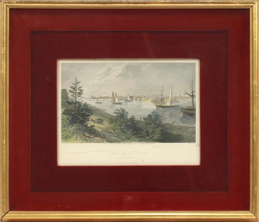 AFTER ASA COOLIDGE WARREN HAND-TINTED ENGRAVING (1 of 6)