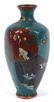 CHINESE CLOISONEE VASE 19TH.C. H 7"