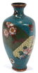 CHINESE CLOISONEE VASE 19TH.C. H 7" - 2