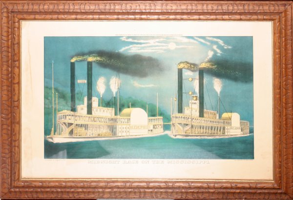 CURRIER & IVES ENGRAVING, C1860, 9 1/2"
