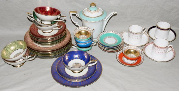 BAVARIAN/GERMAN & ENGLISH PORCELAIN TABLEWARE