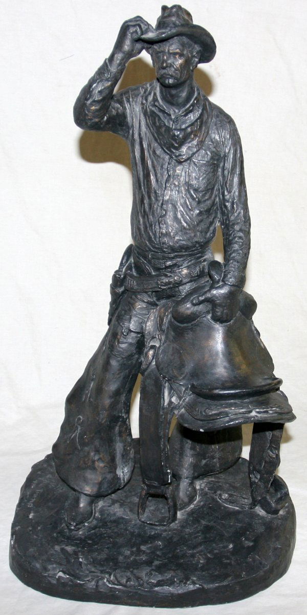 010542 MICHAEL GARMAN SCULPTURE 1972'THE SADDLETAMP' Jan 16, 2009