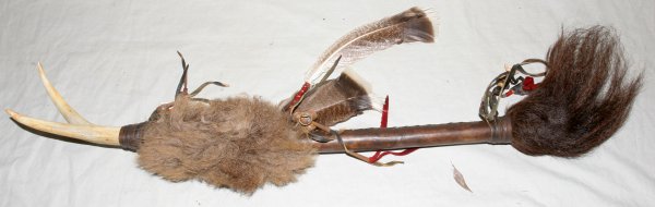NATIVE AMERICAN INDIAN CEREMONIAL CLUB, L 28"
