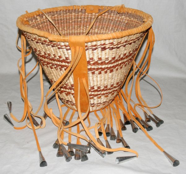 APACHE WOVEN BURDEN BASKET W 12 1/2" L 9 3/4"