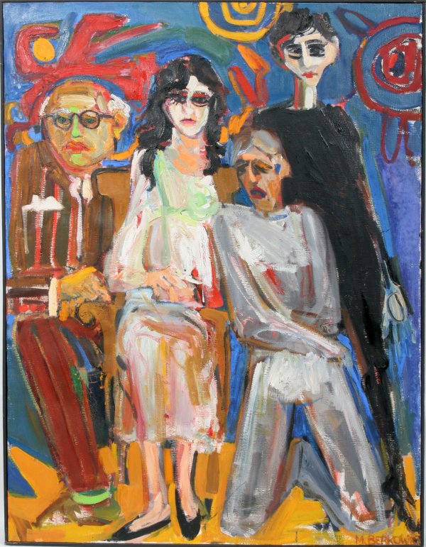 MARSHA BERKOWITZ OIL FAMILY PORTRAIT