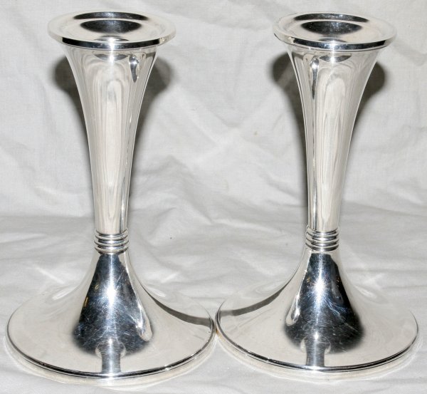 INTERNATIONAL STERLING SILVER CANDLESTICKS