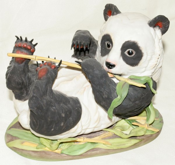 BOEHM BISQUE FIGURE OF A PANDA BEAR, #400-47