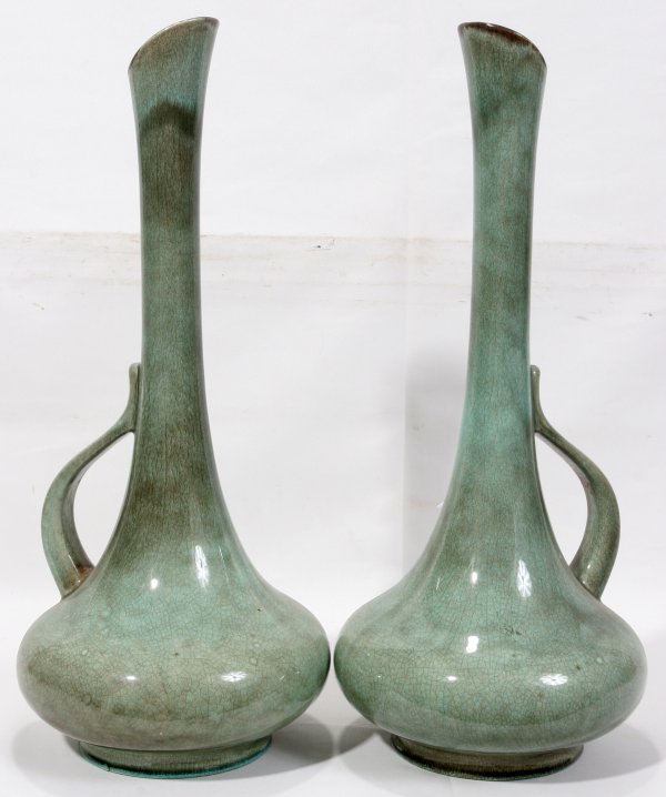 ROYAL HAEGER POTTERY EWERS, MID 20TH CENTURY