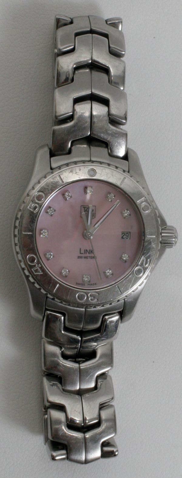 TAG HEUER LADIES WATCH W/STAINLESS STEEL BAND