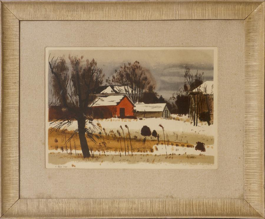 CHARLES CULVER WATERCOLOR ON HEAVY WOVE PAPER (1 of 5)