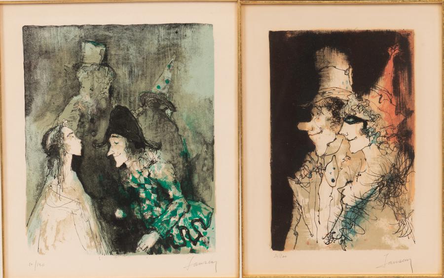 JEAN JANSEN, LITHOGRAPH IN COLORS, ON WOVE PAPER (1 of 9)