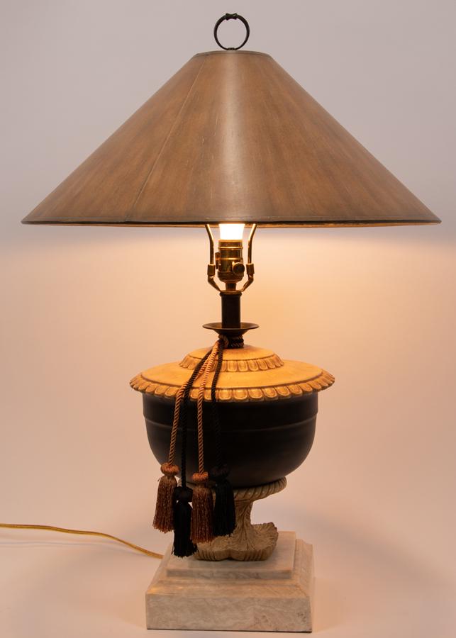 MAITLAND SMITH TAABLE LAMP,  MARBLE BASE H 29" (1 of 3)