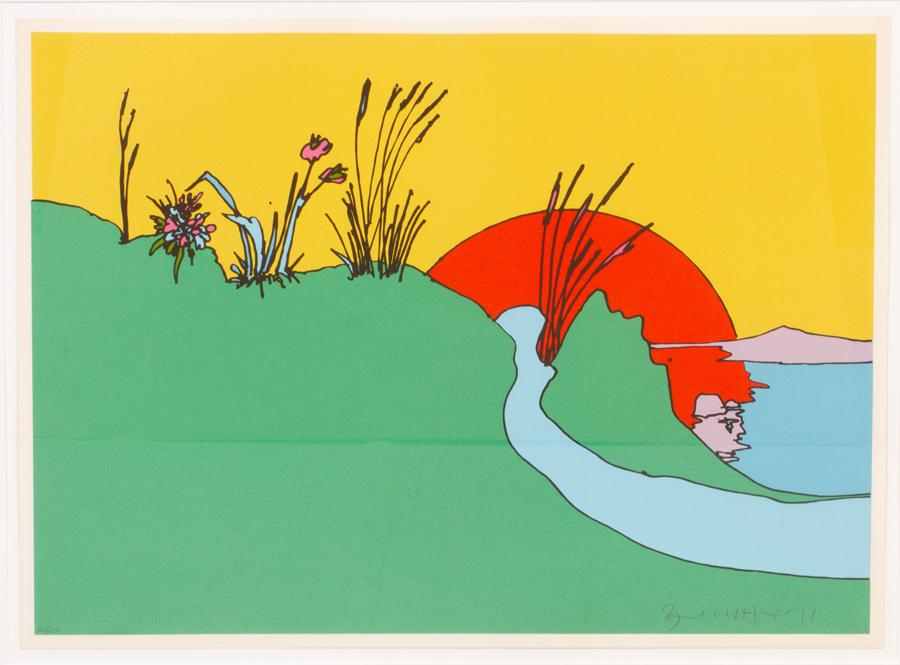 PETER MAX, SERIGRAPH, #61/100, 1971, H 21" W 29" (1 of 1)