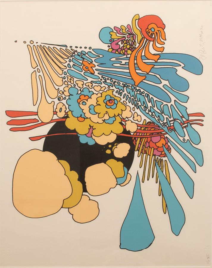 PETER MAX SERIGRAPH H 21" W 26" (1 of 6)