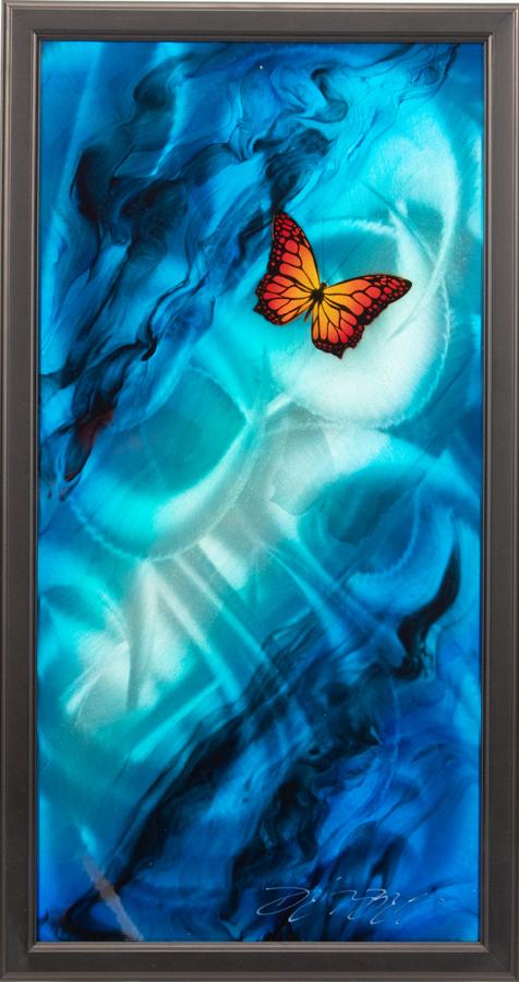 CHRIS DERUBEIS, MIXED MEDIA ON ALUMINUM, 2015 (1 of 3)