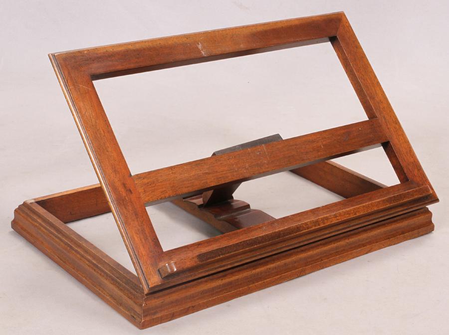 DREXEL HERITAGE MAHOGANY BOOK STAND, H 13", W 20" (1 of 3)