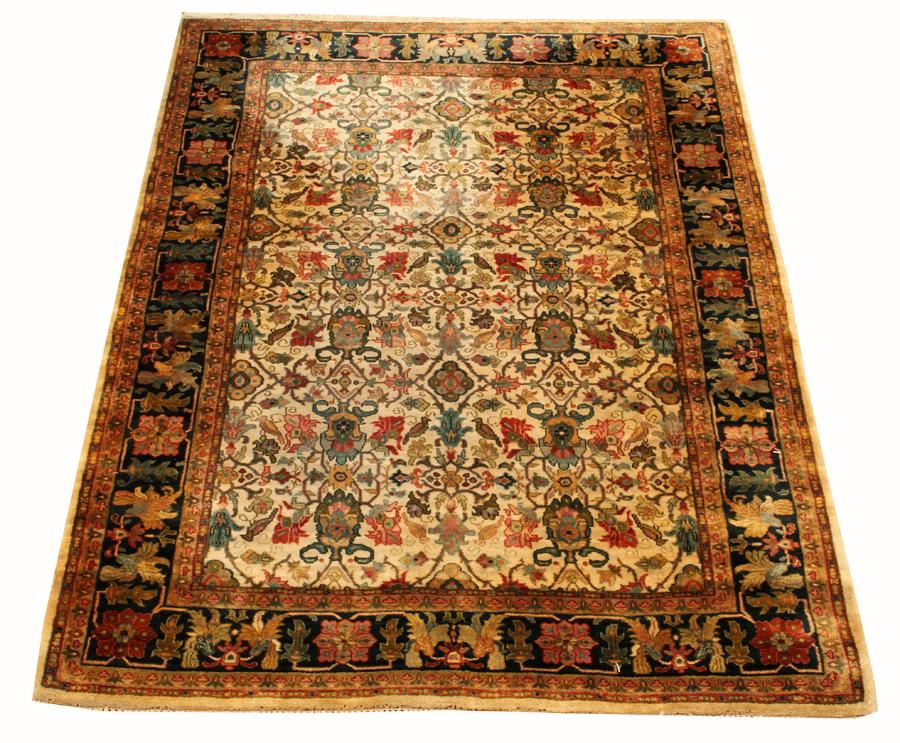 INDIA, ORIENTAL RUG, W 5' 6", L 7' 2" (1 of 3)