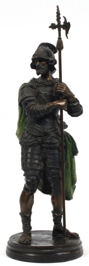AFTER LOUIS MARIE MORIS BRONZE, STANDING GUARD (1 of 5)