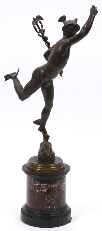 AFTER E. GUTTKORN BRONZE SCULPTURE, MERCURY (1 of 6)
