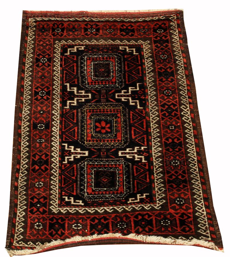 BELUCHISTAN ORIENTAL RUG CAMEL HAIR AND WOOL (1 of 4)