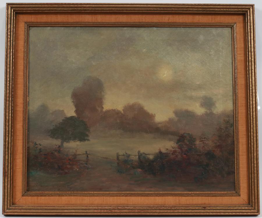 WILLIAM POSEY SILVA OIL ON CANVAS (1 of 2)