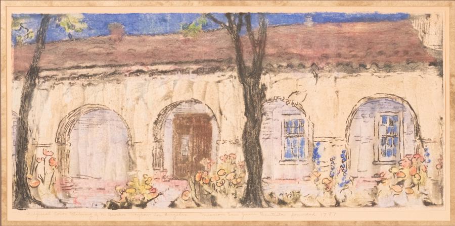 NELL DANELY BROOKER MAYHEW ETCHING ON PAPER (1 of 5)