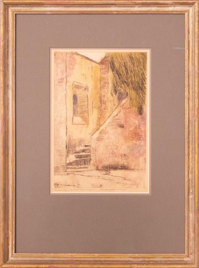 NELL DANELY BROOKER MAYHEW ETCHING ON PAPER (1 of 4)