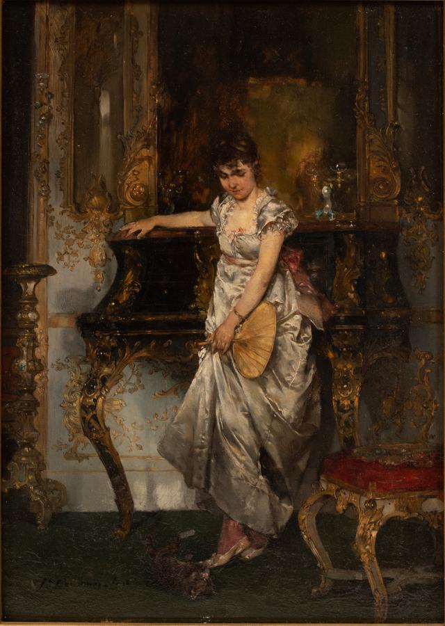 PAUL BURMEISTER OIL ON WOOD PANEL (1 of 5)