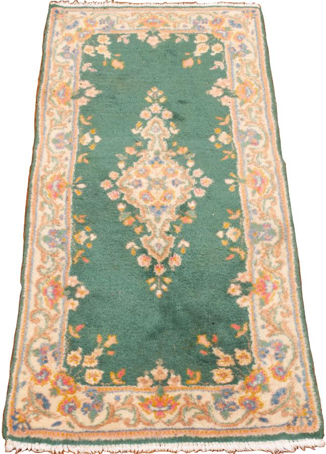KERMAN PERSIAN WOOL RUNNER H 4'4" W 2' (1 of 2)