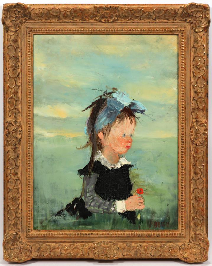 MARY BEICH IMPRESSIONIST STYLE OIL ON CANVAS (1 of 5)