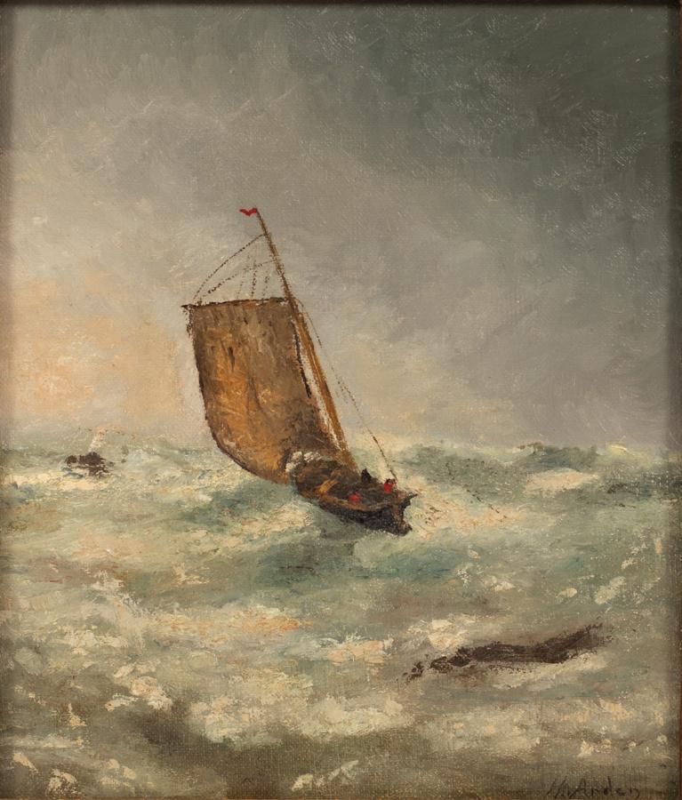 HENRI  ARDEN OIL ON CANVAS C.1900 (1 of 5)