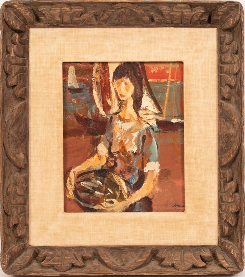 ANTON (TONI) VORAUER OIL ON BOARD C.1960 (1 of 4)