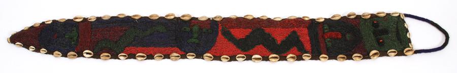 TRIBAL BEADED SHEATH-FORM  PRAYER-HANGING (1 of 4)