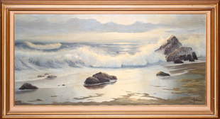 William Hoffman Seascape Painting Oct 23 05 Burchard Galleries Inc In Fl William Hoffman Seascape Painting Oct 23 05 Burchard Galleries Inc In Fl