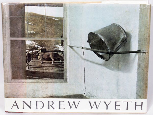 THE WORK OF ANDREW WYETH, HARD COVER: THE WORK OF ANDREW WYETH, HARD COVER:Large folio volume. Published by Houghton Mifflin Co. From the collection of the Reverend Richard Churgay, Farmington Hills.