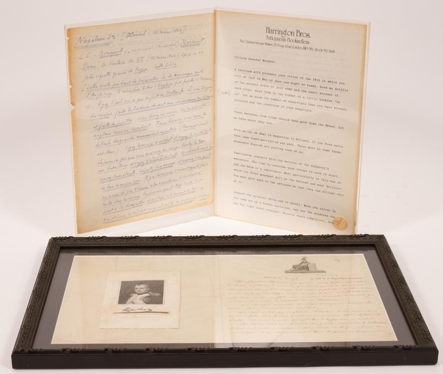 ATTR. NAPOLEON BONAPARTE (FRENCH, 1769-21), WRITTEN (1 of 11)