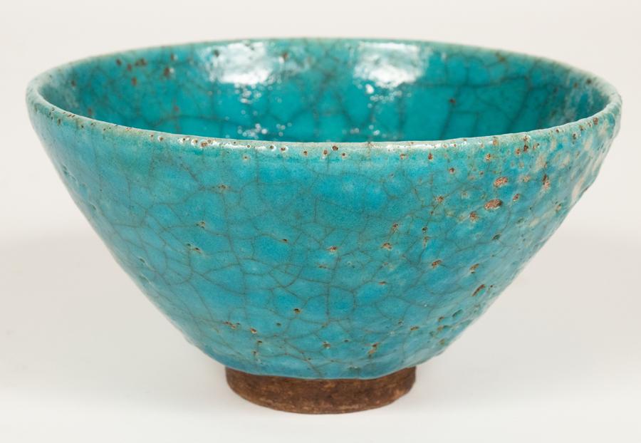 JEAN DURANT, AMER. GLAZED CERAMIC BOWL 1923 H 4" DIA 7" (1 of 3)