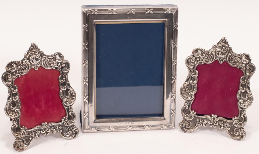 GORHAM STERLING  PICTURE FRAMES PAIR H 3.7" W 5" ALSO (1 of 12)