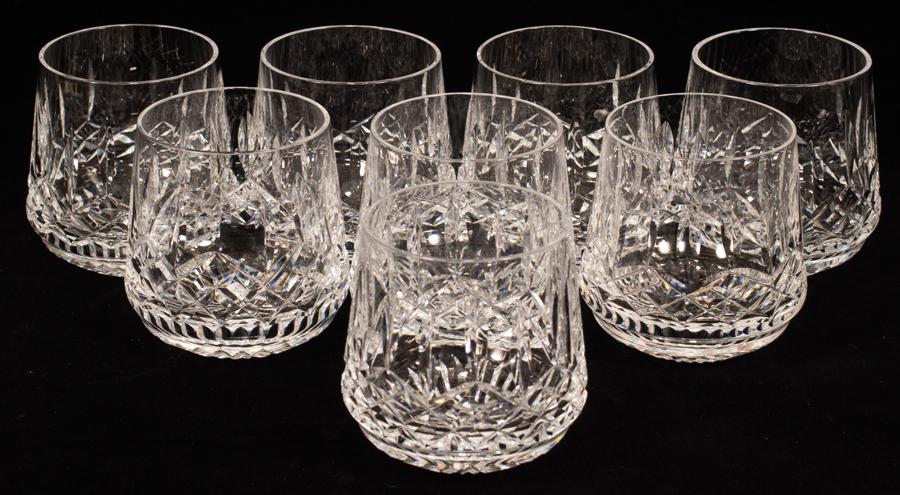 WATERFORD KENMARE OLD FASHION GLASSES SET OF EIGHT H (1 of 4)