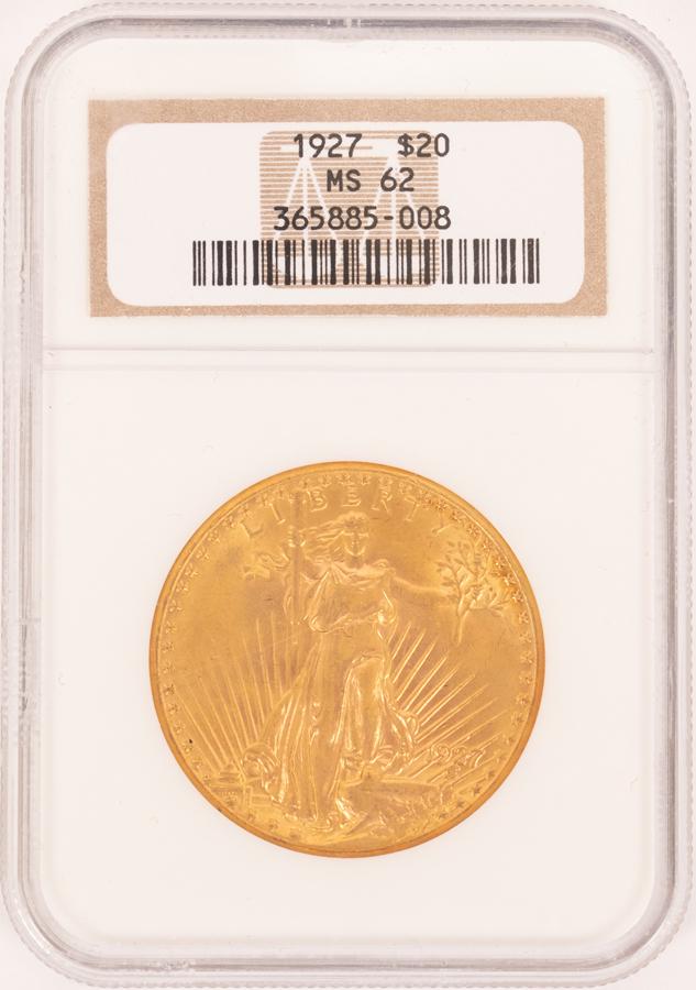 $20.DOL.GOLD COIN FLYING EAGLE CERTIFIED 1927 GRADED (1 of 4)