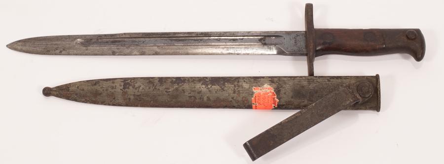 U.S. CAVALRY BAYONET W./ IRON SHEATH & METAL (1 of 4)