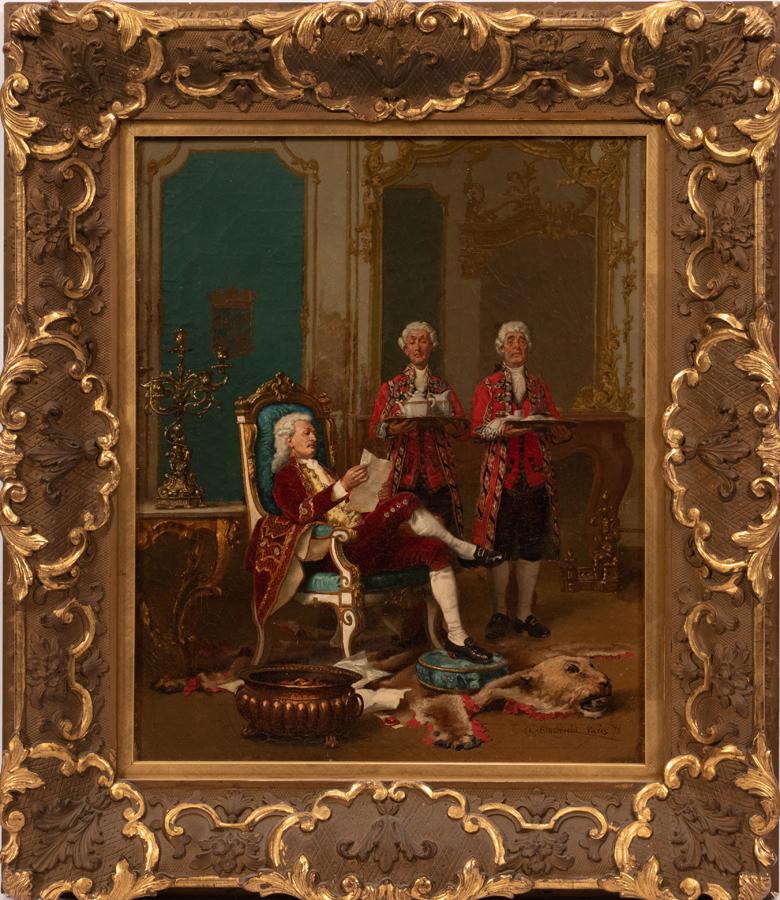 EDWIN HOWLAND BLASHFIELD   (AMERICAN, 1848–1936) OIL ON (1 of 4)