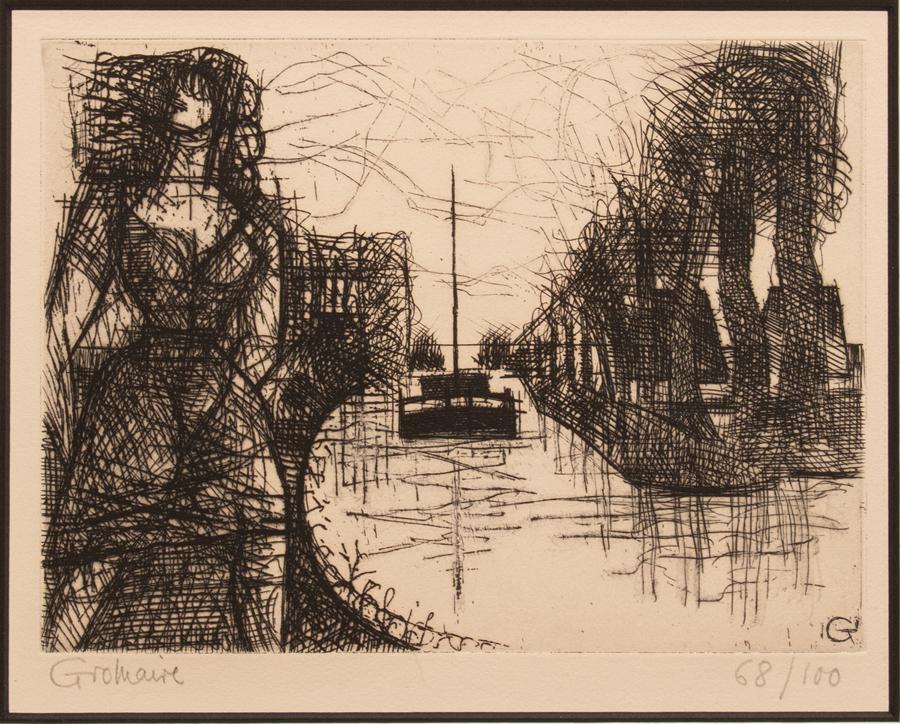 MARCEL GROMAIRE (FRENCH, 1892–71), ETCHING AND DRYPOINT (1 of 5)