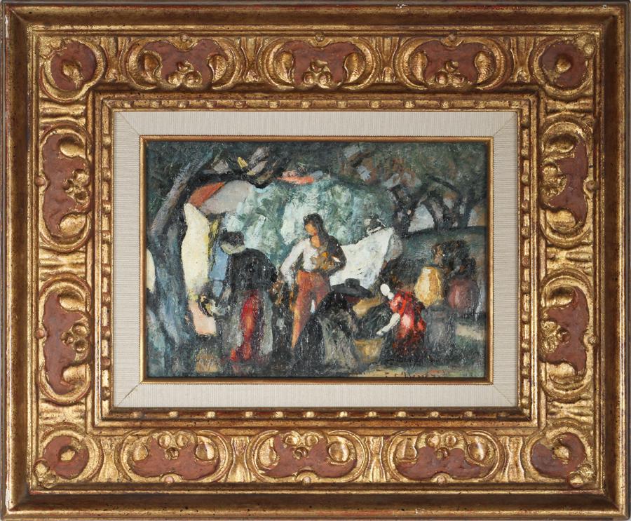 EMMANUEL CHARLES LOUIS BENEZIT (FRENCH, 1887–1975) OIL (1 of 5)