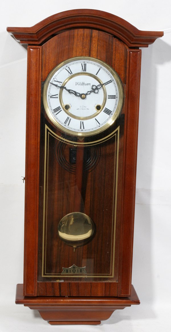 Waltham Wall Clock 31 Day Chime H 22 W 13 Jun 14 2009 Dumouchelles In Mi - Linden Wall Clocks 31 Day Waltham Wall Clock 31 Day Chime H 22 W 13 Jun 14 2009 Dumouchelles In Mi - Linden Wall Clocks 31 Day