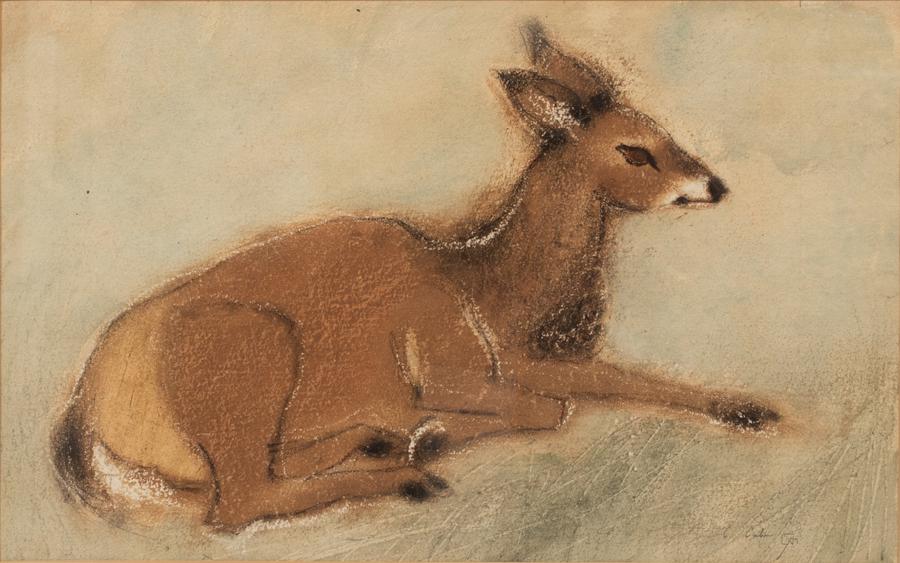 CHARLES CULVER (AMERICAN, 1908-1967) PASTEL ON PAPER, (1 of 5)