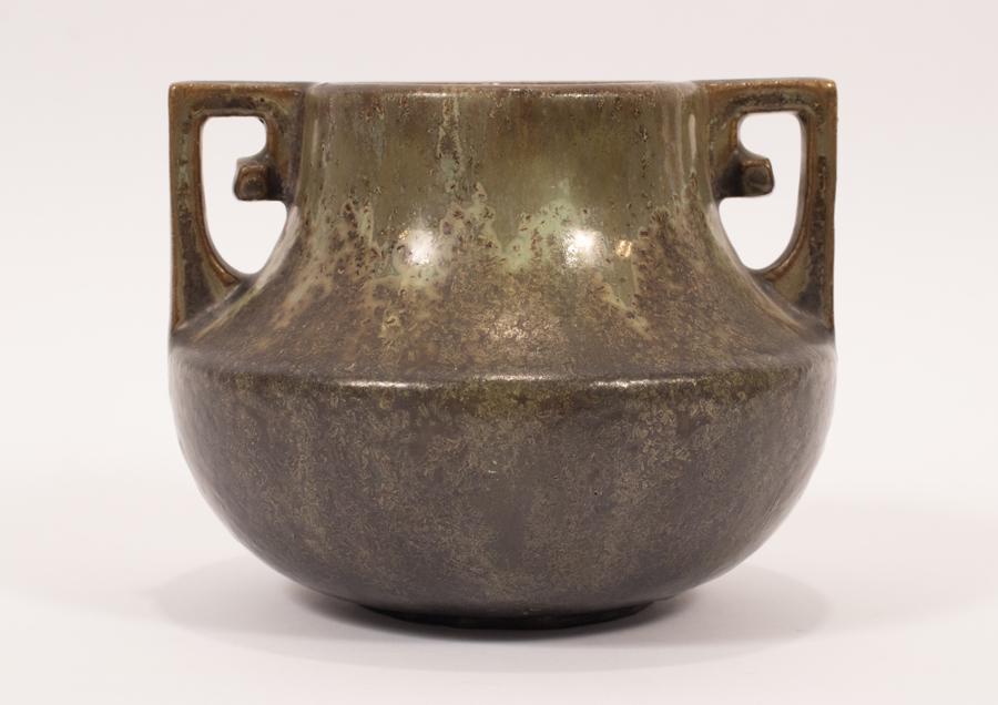 FULPER ART POTTERY VASE, C. 1910, H 4.5", W 6" (1 of 6)