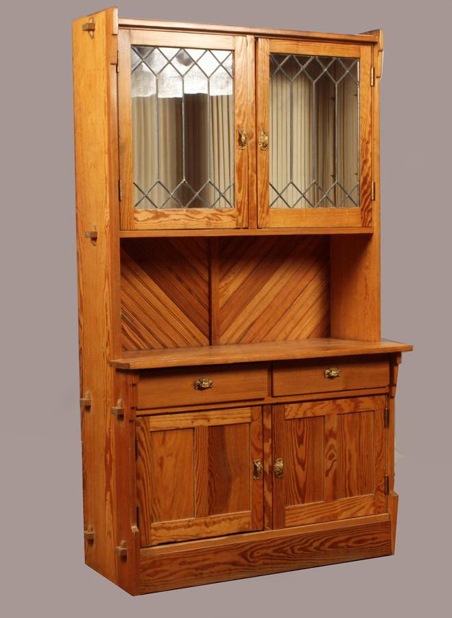 AMISH HAND CRAFTED PINE CABINET H 86", W 51", D 21" (1 of 4)
