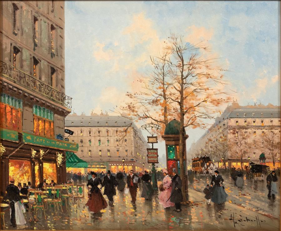 HENRI ALEXIS SCHAEFFER, 1900 - 75, OIL ON CANVAS 20TH (1 of 5)